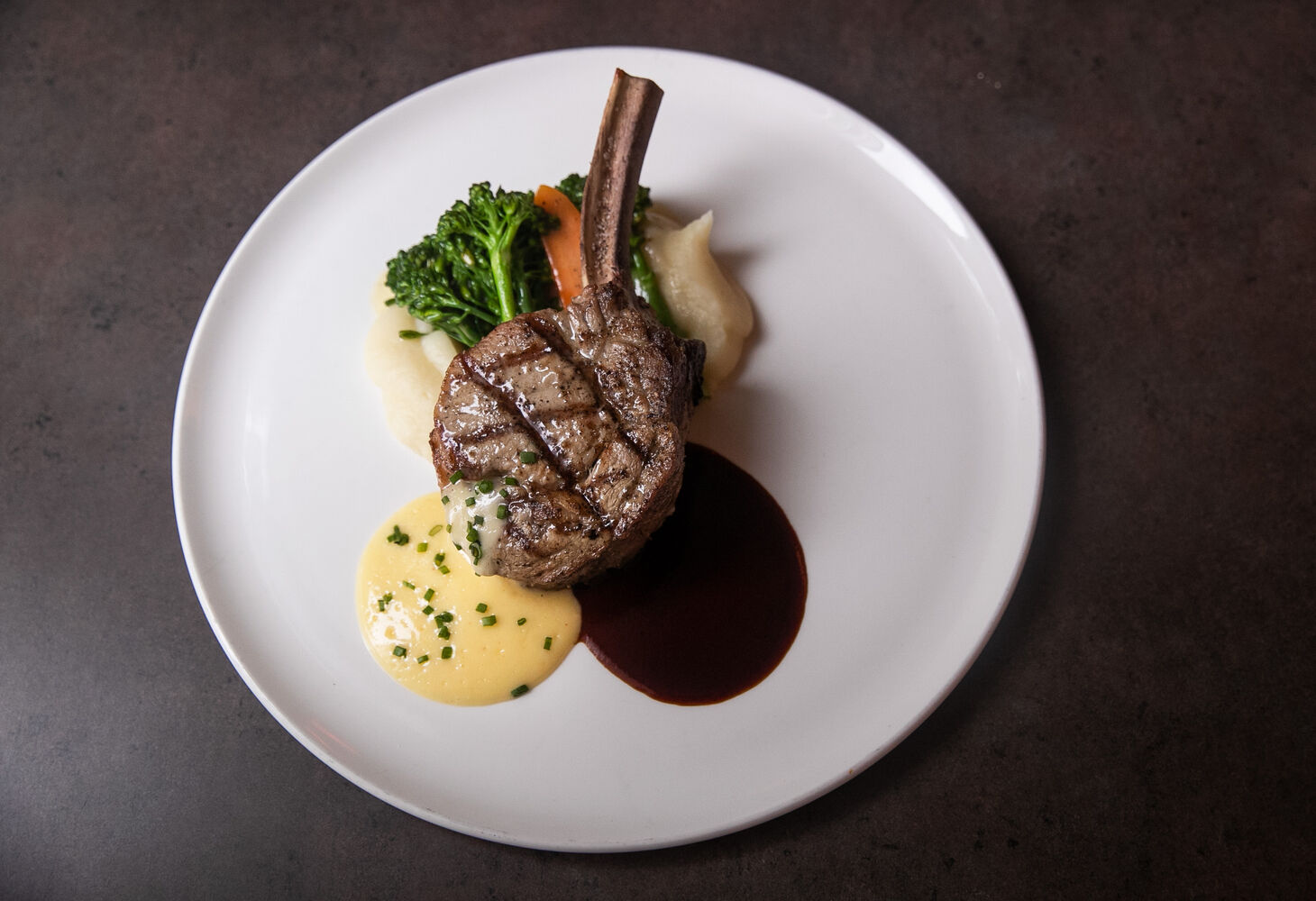 Veal chop at Savor Restaurant